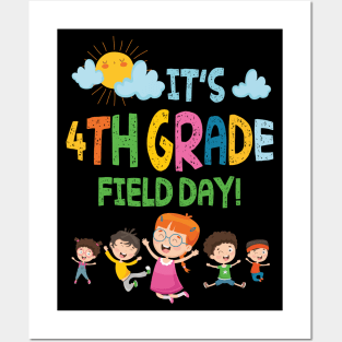 Student Senior It's 4th Grade Field Day Class Of School 2022 Posters and Art